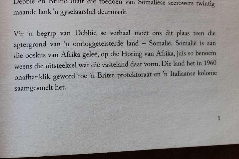 20 MAANDE IN GYSELAARSHEL deur Debbie Britz met Ulrike Hill