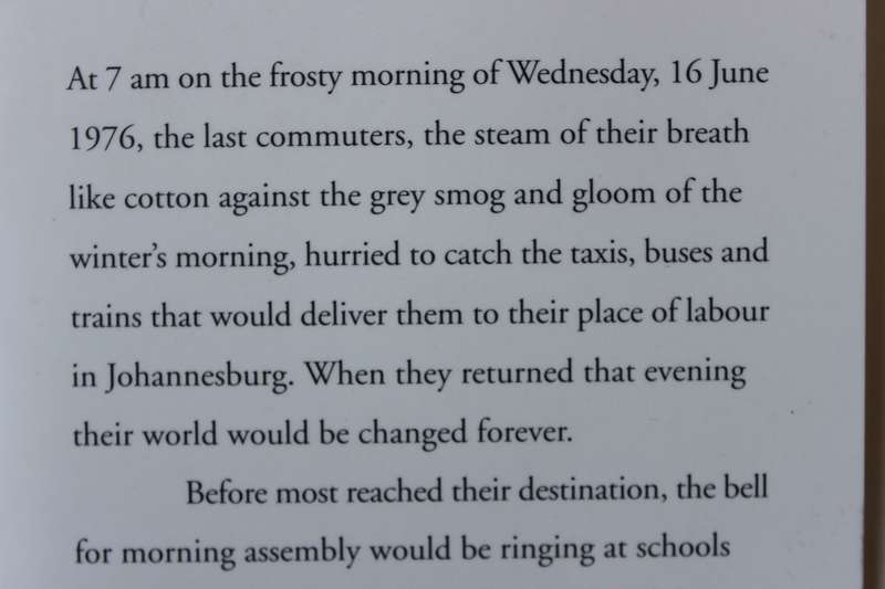 THE ROCKY RIOTER TEARGAS SHOW (1976 Soweto Uprising) by Pat Hopkins & Helen Grange