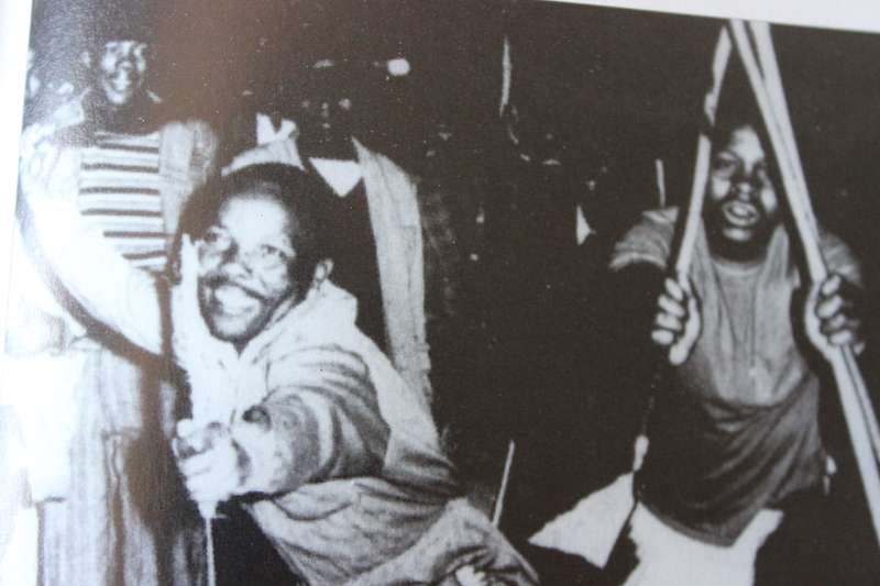 THE ROCKY RIOTER TEARGAS SHOW (1976 Soweto Uprising) by Pat Hopkins & Helen Grange