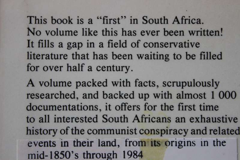 A HISTORY OF COMMUNISM IN SOUTH AFRICA  by Henry R. Pike