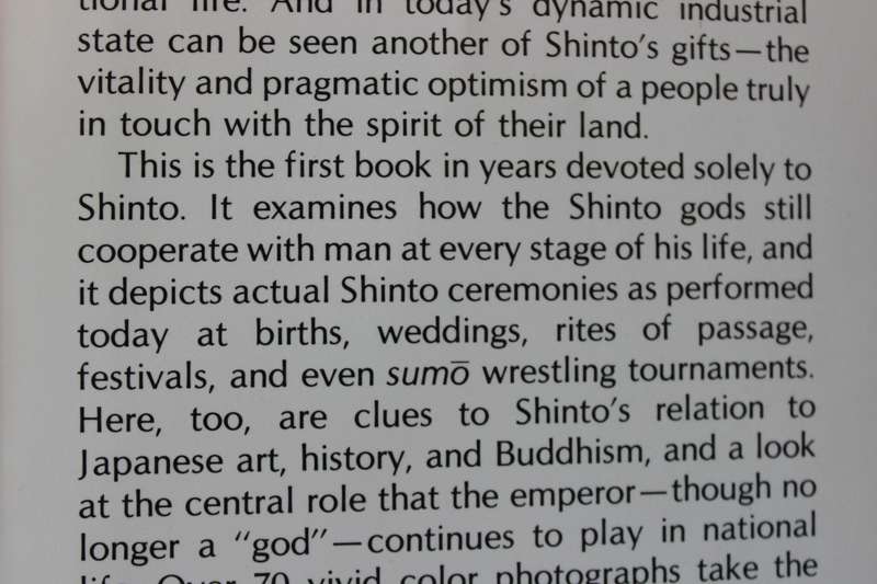 SHINTO: Japan's Spiritual Roots  by Stuart D. B. Picken