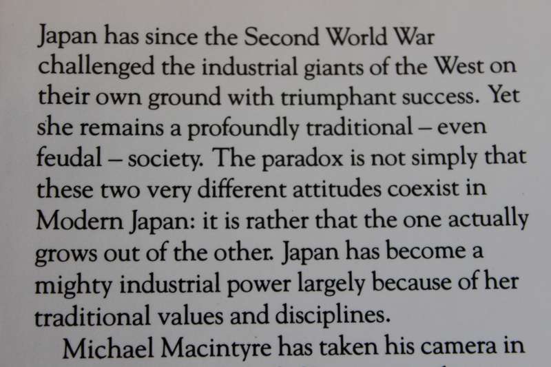 THE SHOGUN INHERITANCE  Japan and the Legacy of the Samurai  by Michael Macintyre