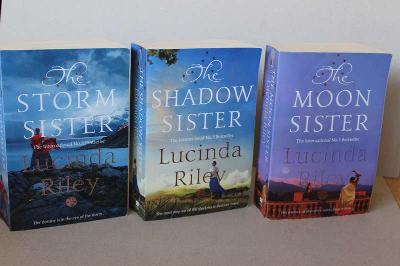 SEVEN SISTER SERIES: Storm Sister, Shadow Sister and Moon Sister  by Lucinda Riley (3 Softcovers)