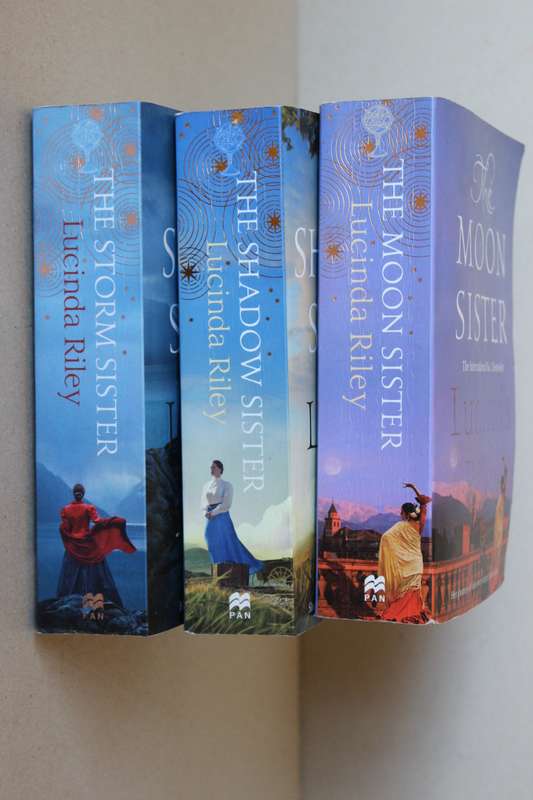 SEVEN SISTER SERIES: Storm Sister, Shadow Sister and Moon Sister  by Lucinda Riley (3 Softcovers)