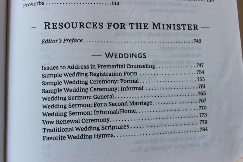 KJV MINISTER'S BIBLE (Authorized King James Version)