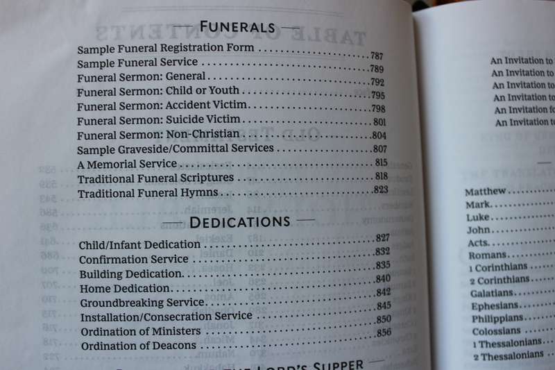 KJV MINISTER'S BIBLE (Authorized King James Version)