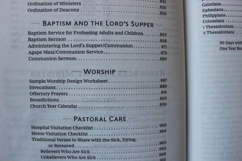 KJV MINISTER'S BIBLE (Authorized King James Version)