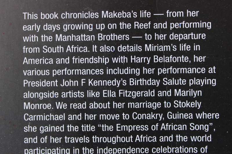 MAKEBA: THE MIRIAM MAKEBA STORY Miriam Makeba in conversation with Nomsa Mwamuka