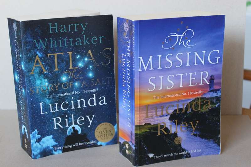 2 BOOKS  SEVEN SISTER SERIES The Missing Sister and Atlas: Story of Pa Salt