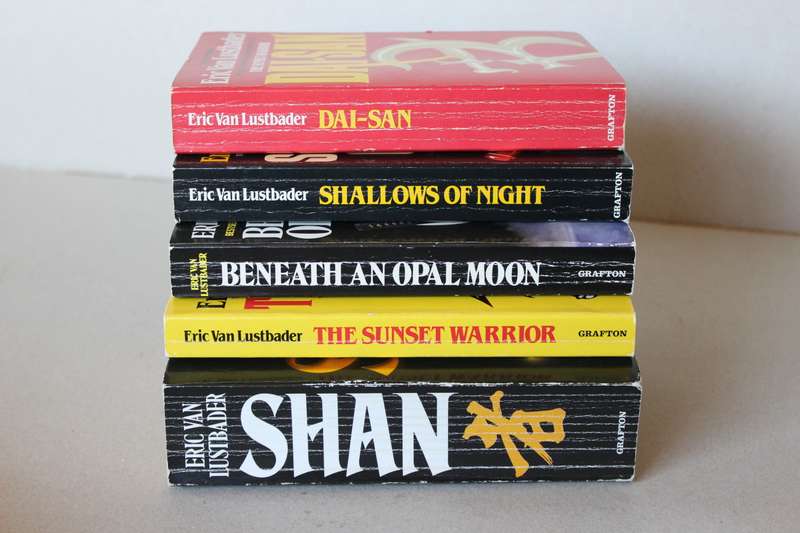 FIVE TITLES  by Eric Van Lustbader (Paperbacks)