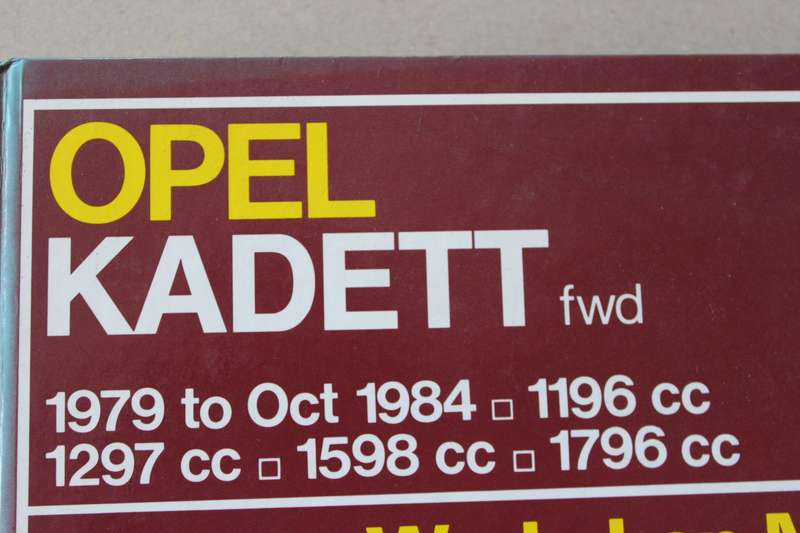 OPEL KADET OWNERS WORKSHOP MANUAL 1979 to Oct 1984  by Peter G. Strasman