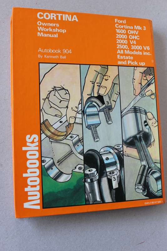 CORTINA OWNERS WORKSHOP MANUAL AUTOBOOK 904  by Kenneth Ball