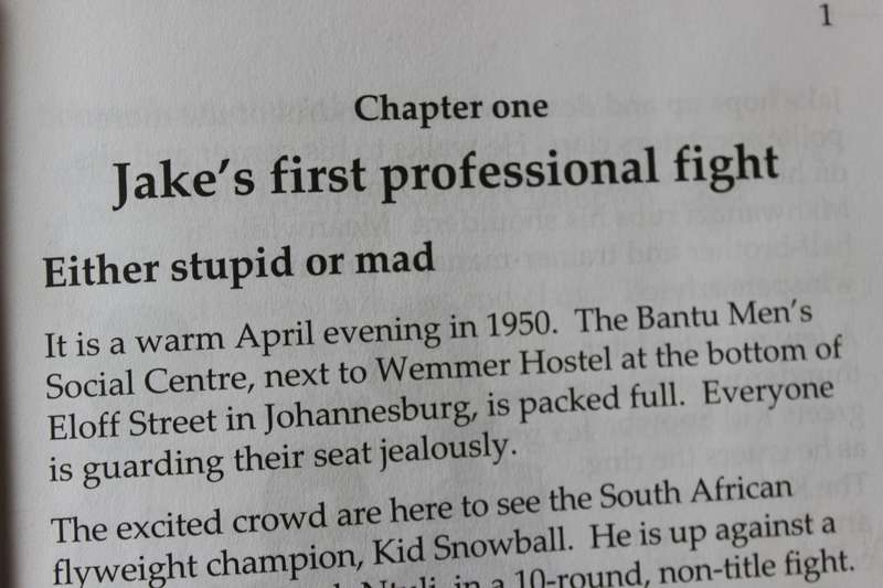 THE DEMON AND THE ANGEL  Story of Jake Ntuli, Empire Boxing Champion  (SINGED)