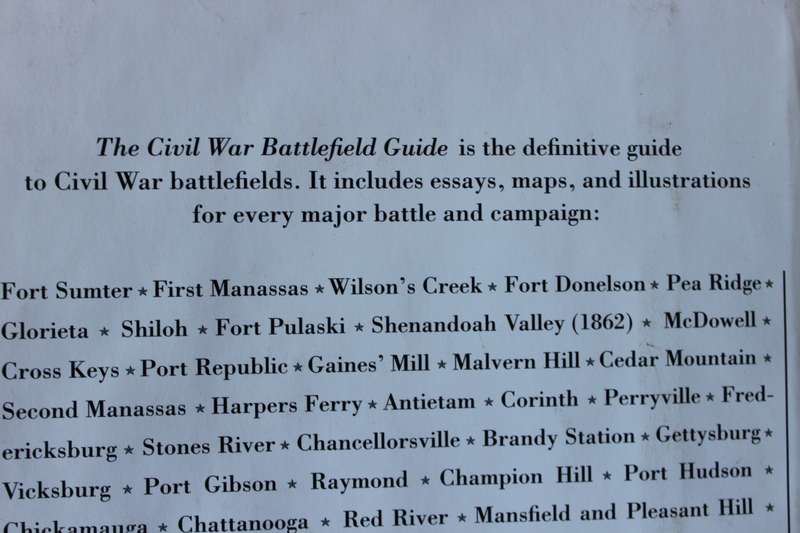 THE CIVIL WAR - BATTELFIELD GUIDE  Edited by Frances H. Kennedy