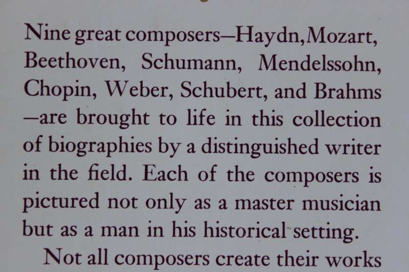 MEN WHO MADE MUSICAL HISTORY  by Victor Seroff