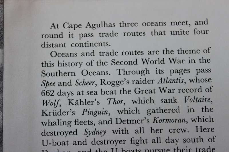 WAR IN THE SOUTHERN OCEANS 1939 - 1945  by L. C. F. Turner