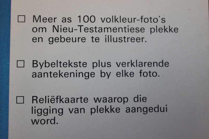 FOTOGIDS TOT DIE OU EN NUWE TESTAMENT  deur  W. L. Maree