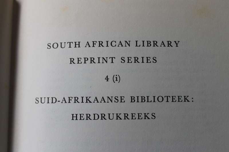 THE SOUTH AFRICAN JOURNAL  No 1 January- February 1824  S A Library Reprint Series 4 (i)