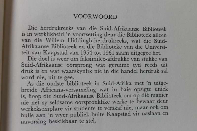 THE SOUTH AFRICAN JOURNAL  No 1 January- February 1824  S A Library Reprint Series 4 (i)