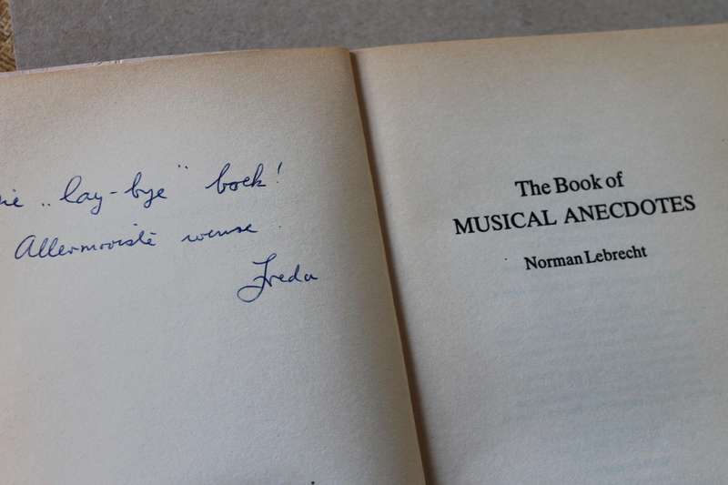 THE BOOK OF MUSICAL ANECDOTES  by Norman Lebrecht