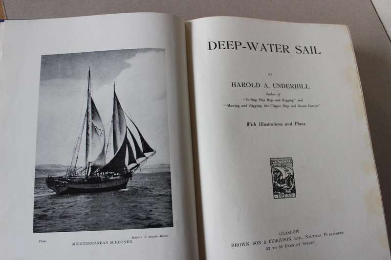 DEEP-WATER SAIL  by Harold A. Underhill