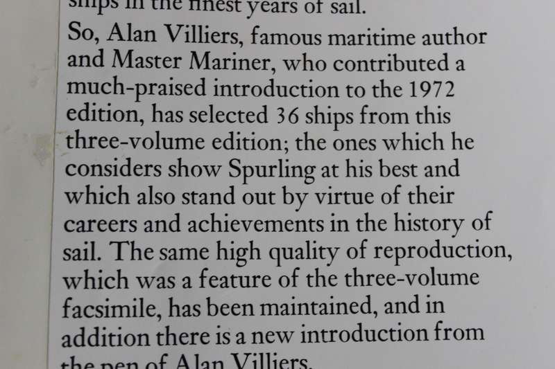 THE BEST OF SAIL Text: Basil Lubbock Illustrations J. Spurling Edited: F.A. Hook