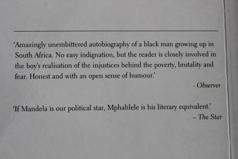 DOWN 2ND AVENUE  by Es'kia Mphahlele