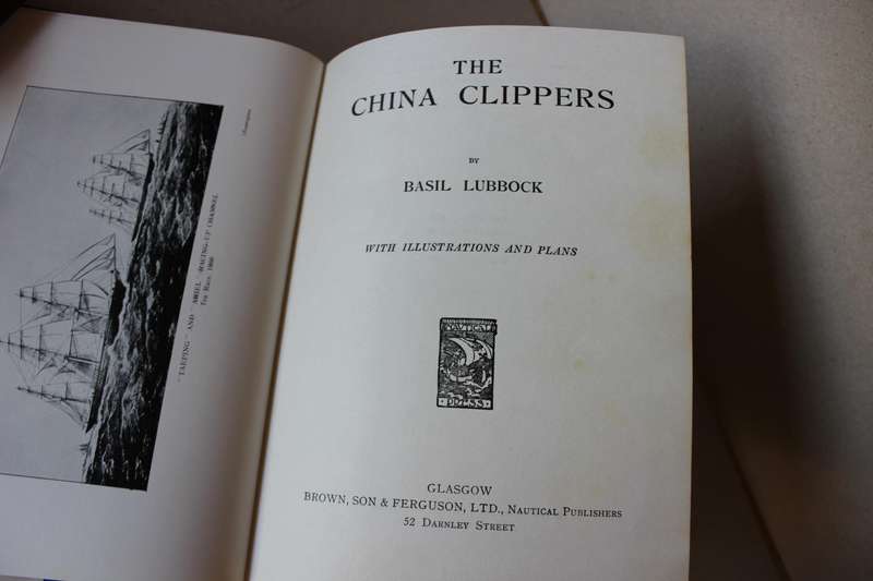 THE CHINA CLIPPERS  by Basil Lubbock