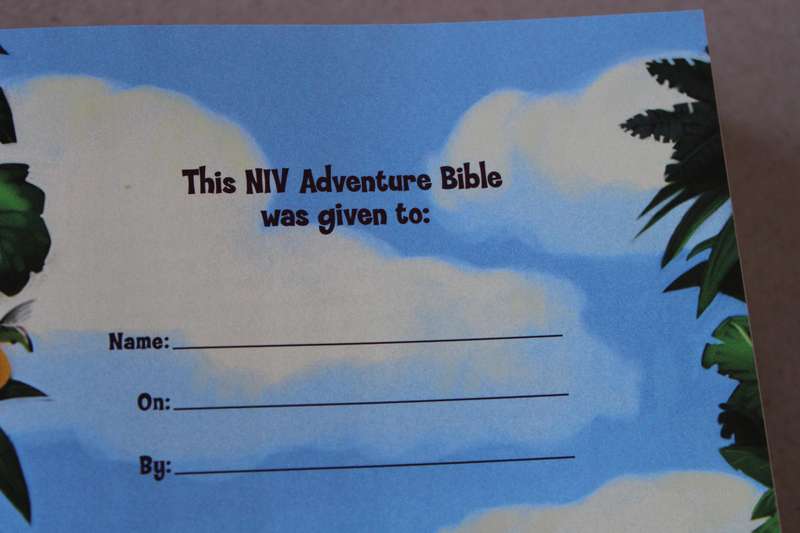 NEW INTERNATIONAL VERSION  ADVENTURE BIBLE  by Zonderkidz