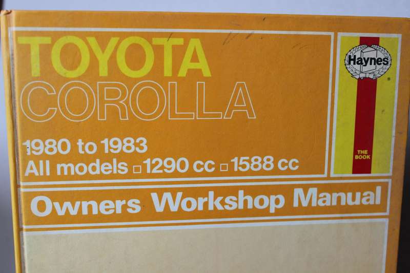 TOYOTA COROLLA 1980 to 1983 Owners Workshop Manual  I. M. Coomber