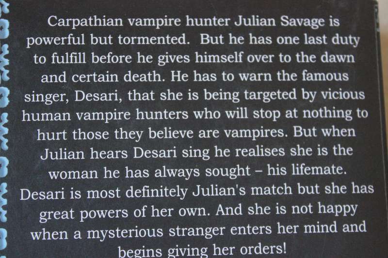 DARK CHALLENGE  by Christine Feehan  Book 5 in Dark (Carpathian) Series