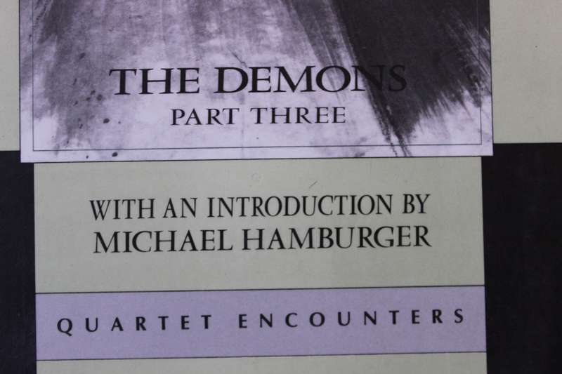 THE DEMONS  PART TWO AND THREE  by Heimito von Doderer