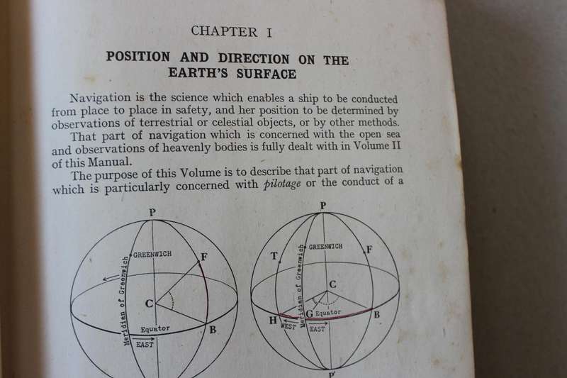 ADMIRALTY NAVIGATION MANUAL  Volume 1  1938