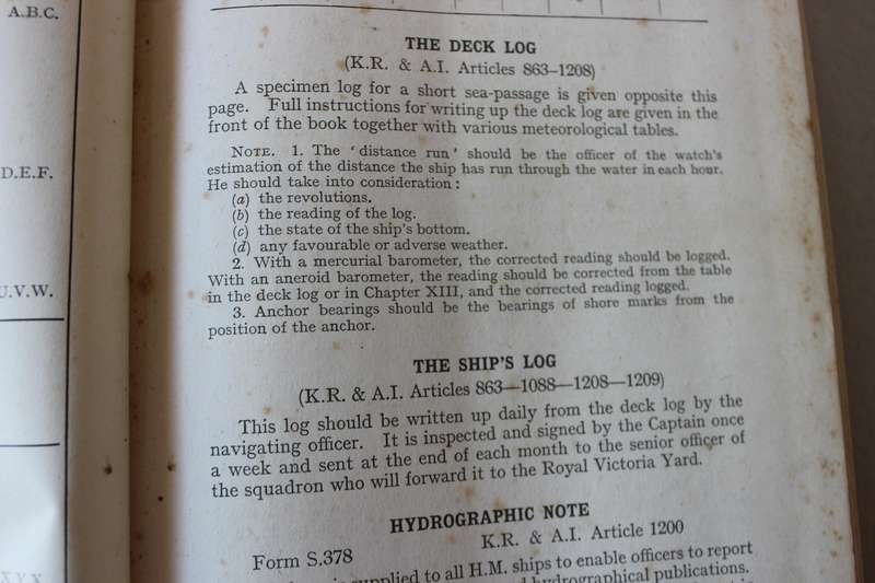 ADMIRALTY NAVIGATION MANUAL  Volume 1  1938