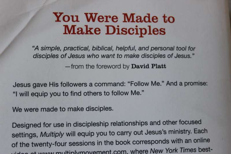 MULTIPLY  Disciples making disciples  by Francis Chan  (Christianity)