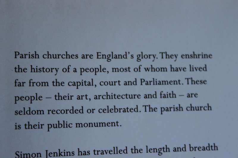 ENGLAND'S THOUSAND BEST CHURCHES  by Simon Jenkins