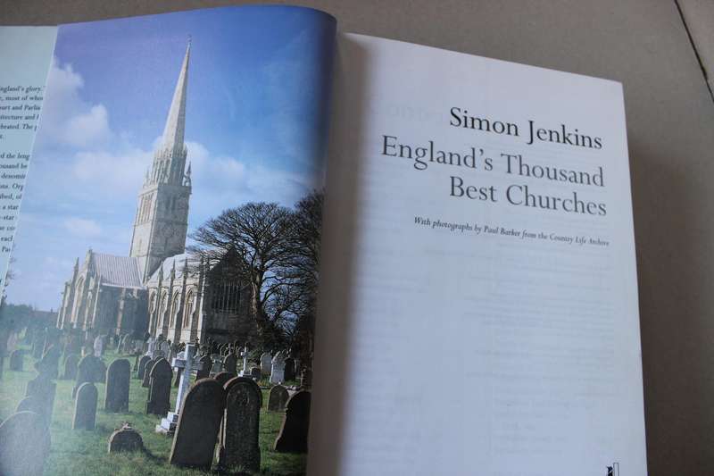 ENGLAND'S THOUSAND BEST CHURCHES  by Simon Jenkins