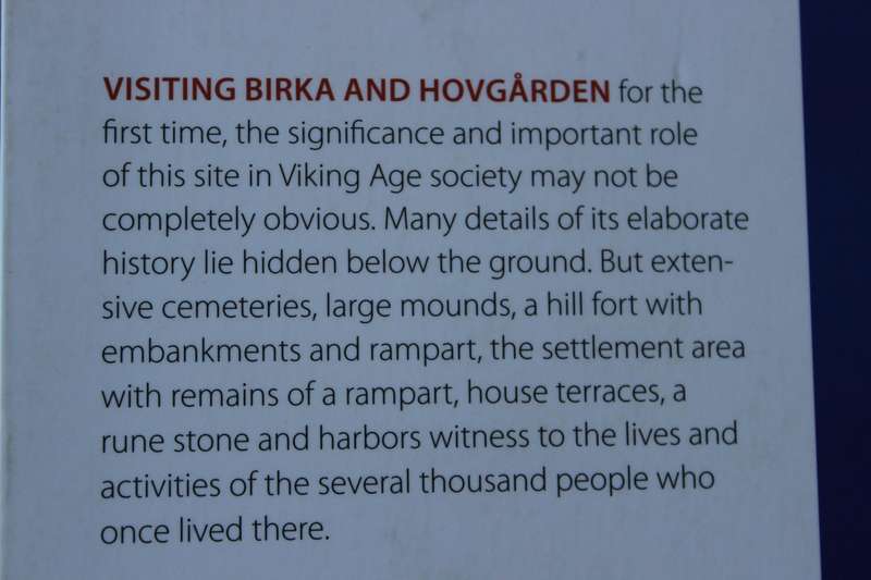 BIRKA AND HOVGARDEN  by Bente Magnus and Ingrid Gustin  Swedish National Heritage - Viking Age