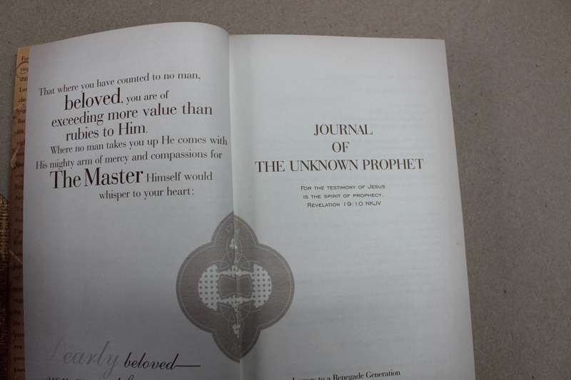 JOURNAL OF THE UNKNOWN PROPHET  Legacy to a renegade generation  by Wendy Alec