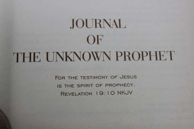 JOURNAL OF THE UNKNOWN PROPHET  Legacy to a renegade generation  by Wendy Alec