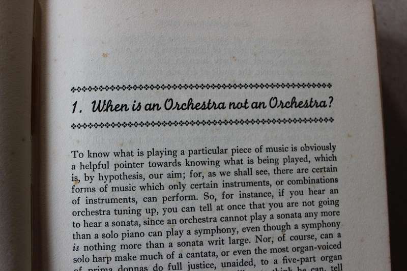 THE MAKING OF MUSIC  by Cedric Cliffe (How to recognise and understand Orchestral Music)