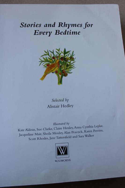 STORIES AND RHYMES FOR EVERY BEDTIME  by Alistair Hedley
