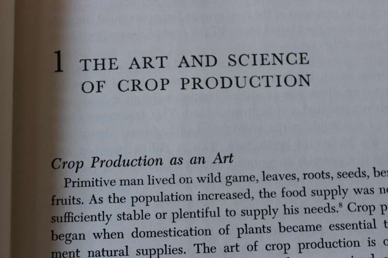 PRINCIPLES OF FIELD CROP PRODUCTION  by John  H. Martin & Warren H Leonard