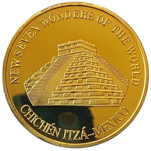 New Seven Wonders of the World Commemorative 7 Coin Set