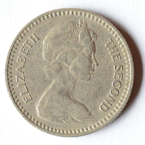 1964 Rhodesia 10c One shilling Elizabeth II 2nd portrait
