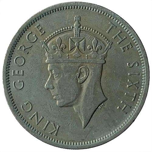 1951 Southern Rhodesia half crown