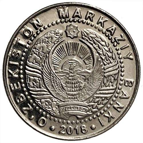 2018 Uzbekistan 50 Som Uncirculated