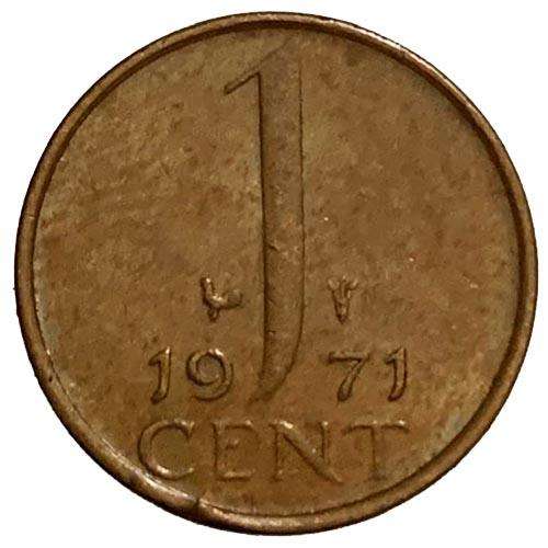 1971 Netherlands 1 Cent - Juliana