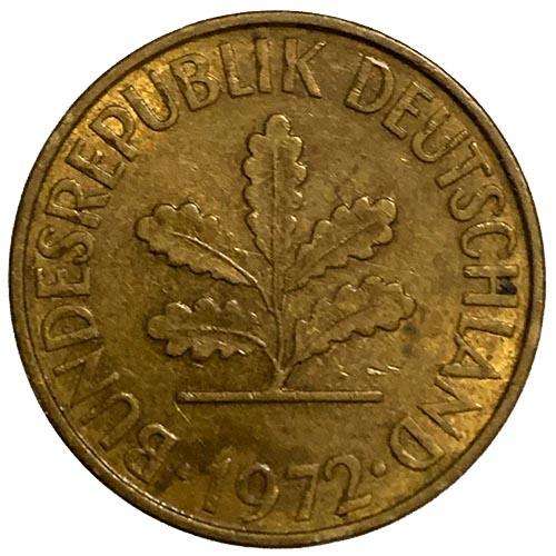 1972 Germany 10 Pfennigs