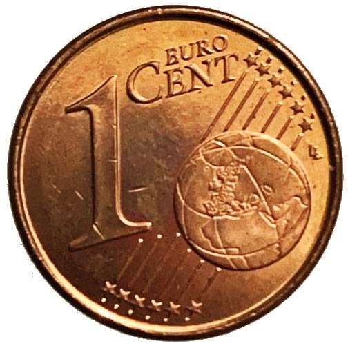 2017 Greece 1 Euro Cent Uncirculated